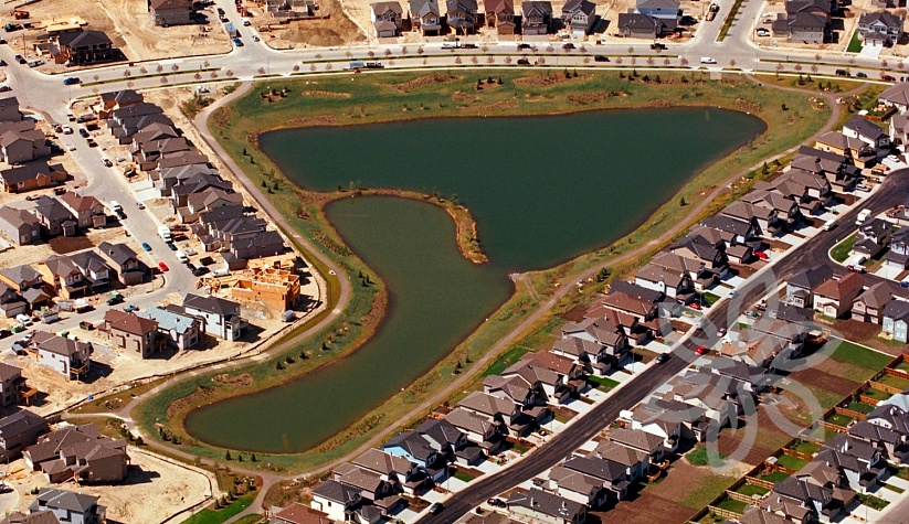 Storm water reservoir, водохранилище ливневых вод - геомембрана Firestone GeoGard EPDM для искусственных водоемов